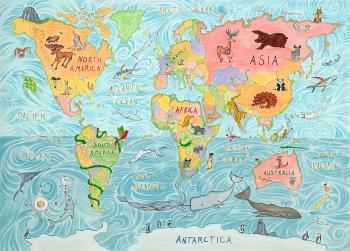 The World Map (Large)